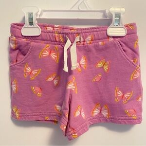 Carter's Toddler Girl's Butterfly Pull-On Shorts Purple Size 4T